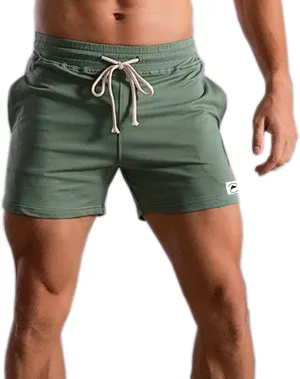Mens 5 Inch Sweat Shorts Mens Athletic Gym Shorts 5 Inch Inseam Cotton Shorts for Men Gym Shorts with Pockets