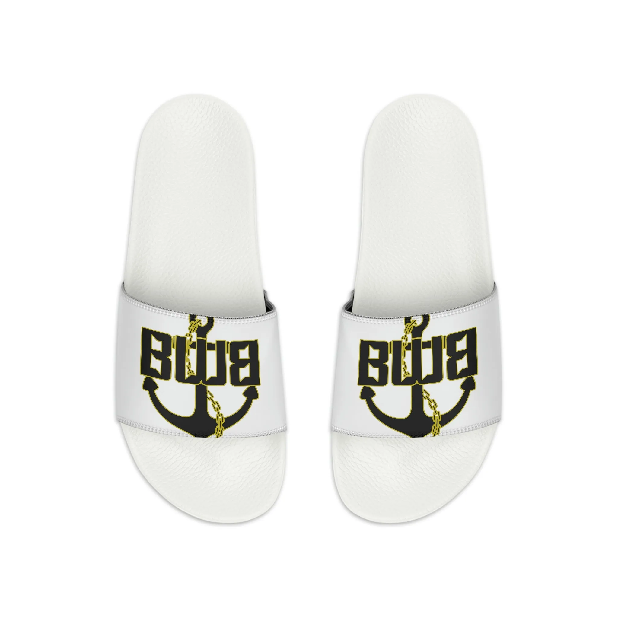 Men's All White Slide Sandals