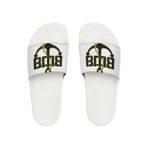 Men's All White Slide Sandals