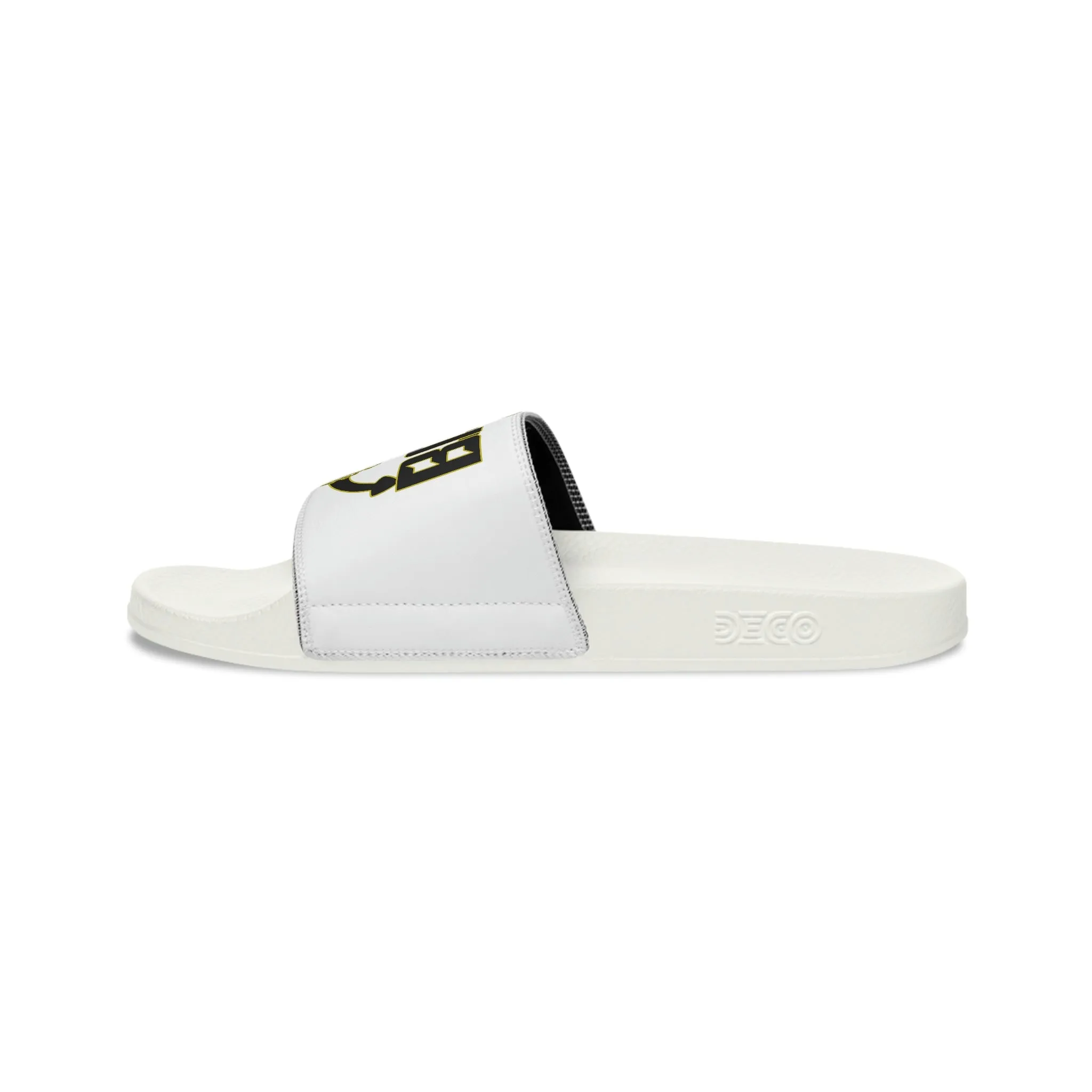 Men's All White Slide Sandals