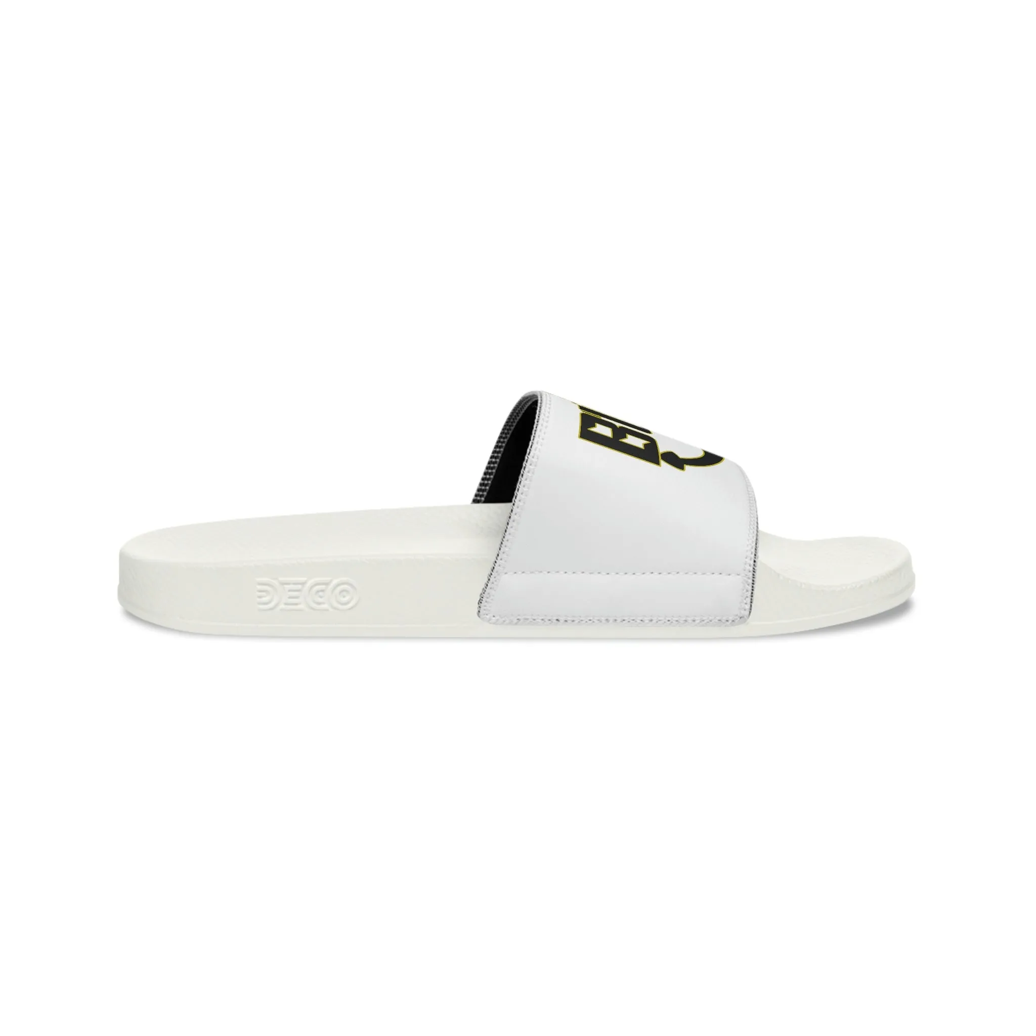 Men's All White Slide Sandals