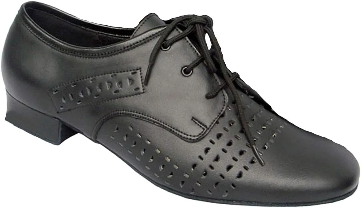 Mens Ballroom Dance Shoes Standard & Smooth Tango Wedding Salsa Shoes ST38EB -Very Fine 1" [Bundle of 5]