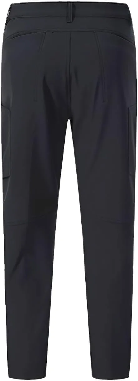 Mens Chinos Pants Slim Fit Stretch Golf Pants Casual Pants Lightweight Crinkle Lounge Pants Work Dress Pants with Pocket