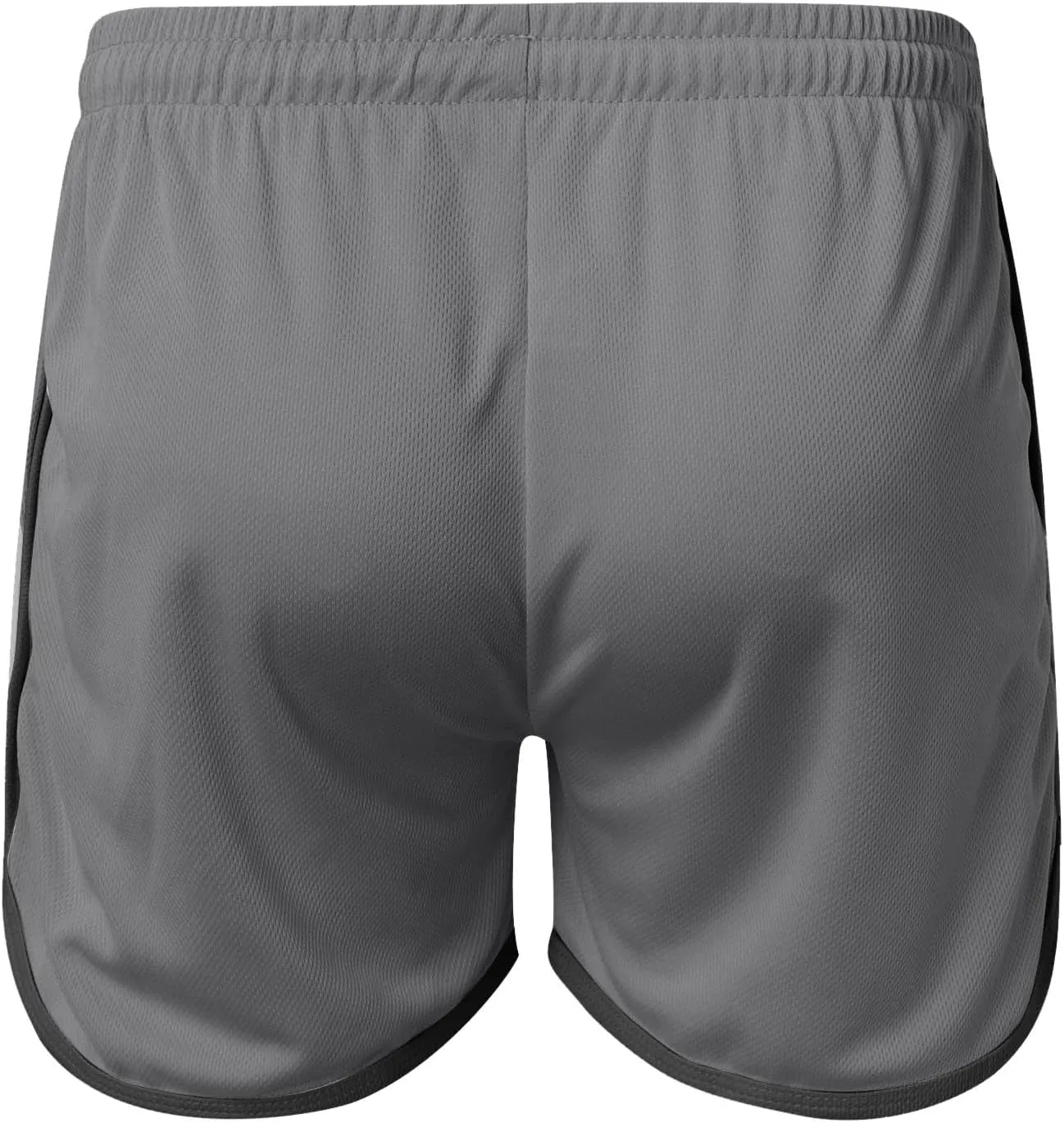 Men's Mesh Gym Shorts with Pockets Performance for Workouts Basketball Shorts Casual Elastic Running Shorts