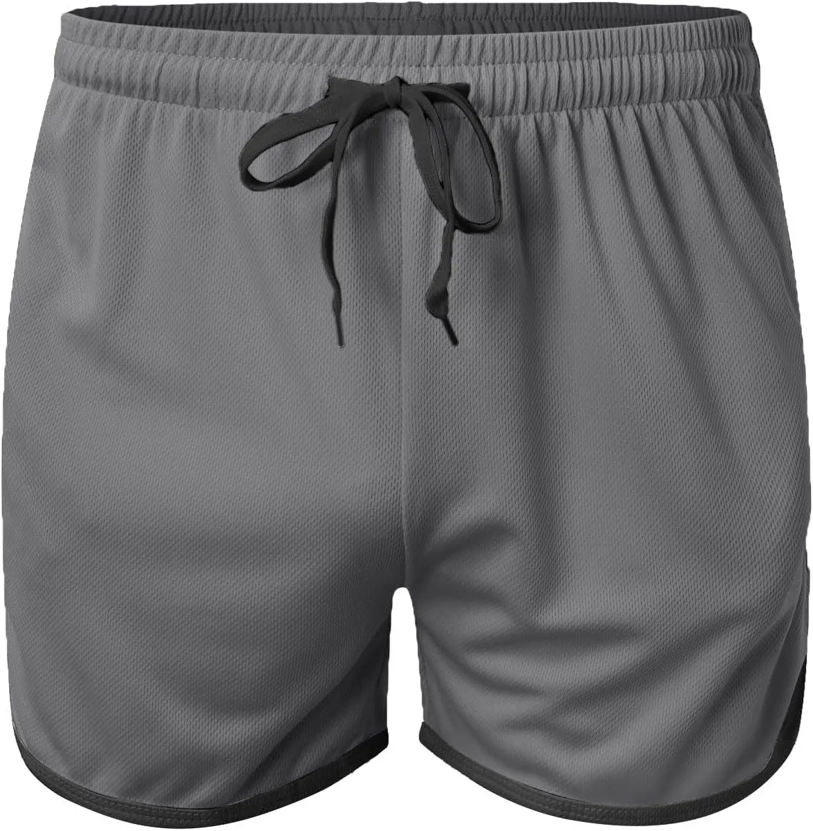 Men's Mesh Gym Shorts with Pockets Performance for Workouts Basketball Shorts Casual Elastic Running Shorts