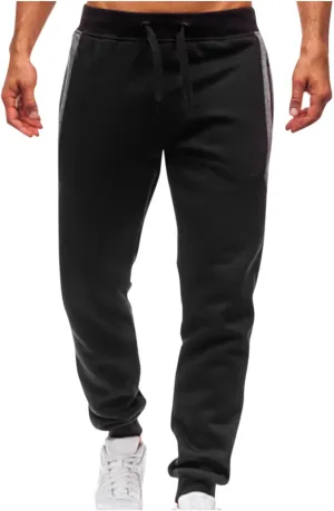 Mens Sweat Pants Drawstring Stretch Track Pants Athletic Gym Pants Slim Fit Rain Pants Summer Workout Compression Pants