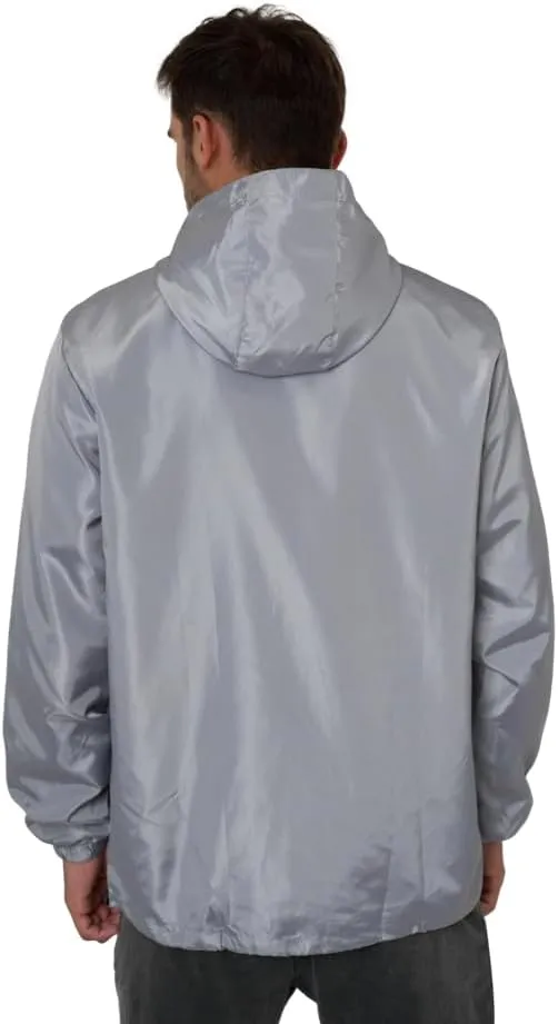 Mens Windbreaker Jackets Lightweight Hooded Zippered Jackets for Men Hiking Cycling Sportswear