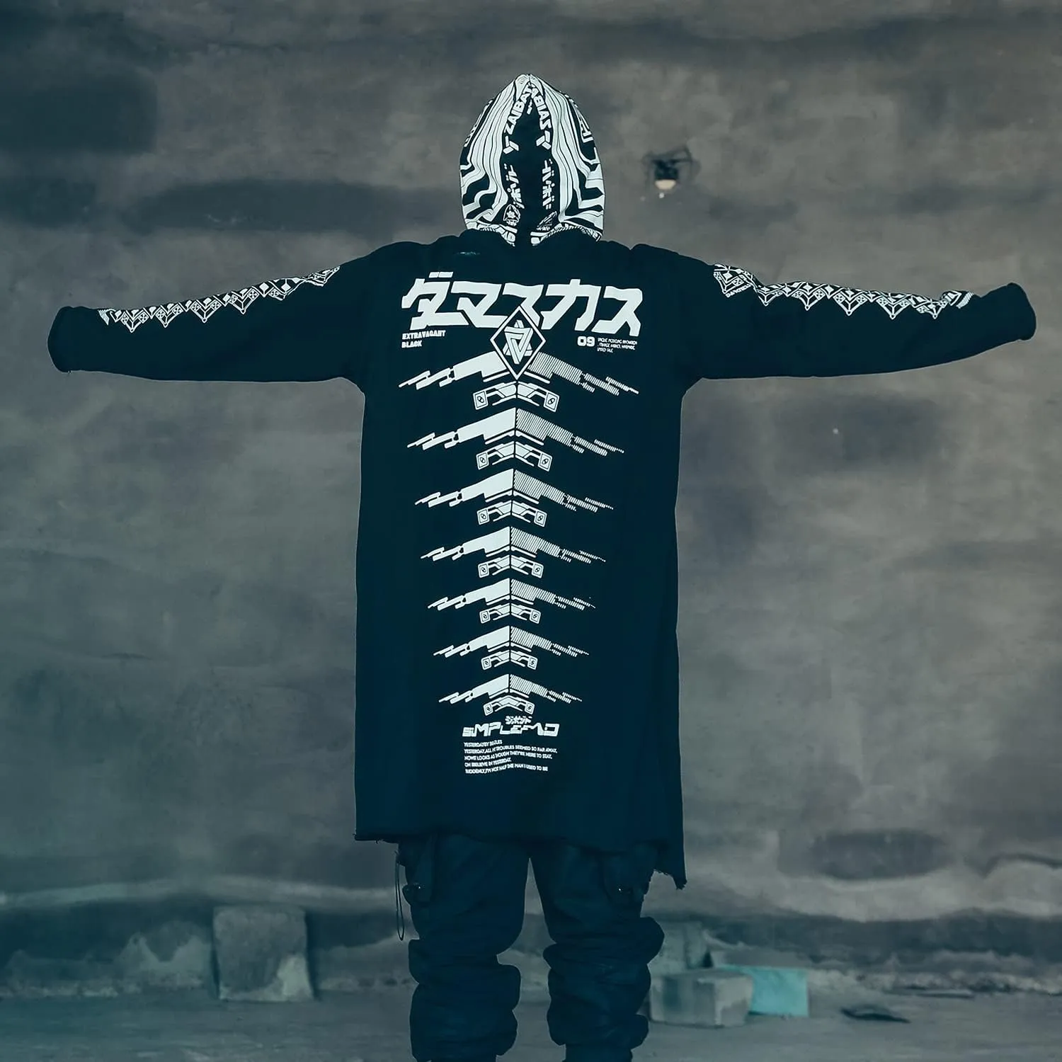 MFCT Men's Cyber Alien X Trench Windbreaker