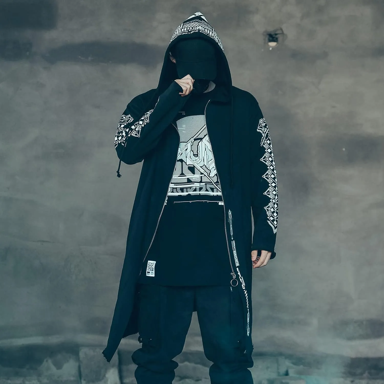 MFCT Men's Cyber Alien X Trench Windbreaker