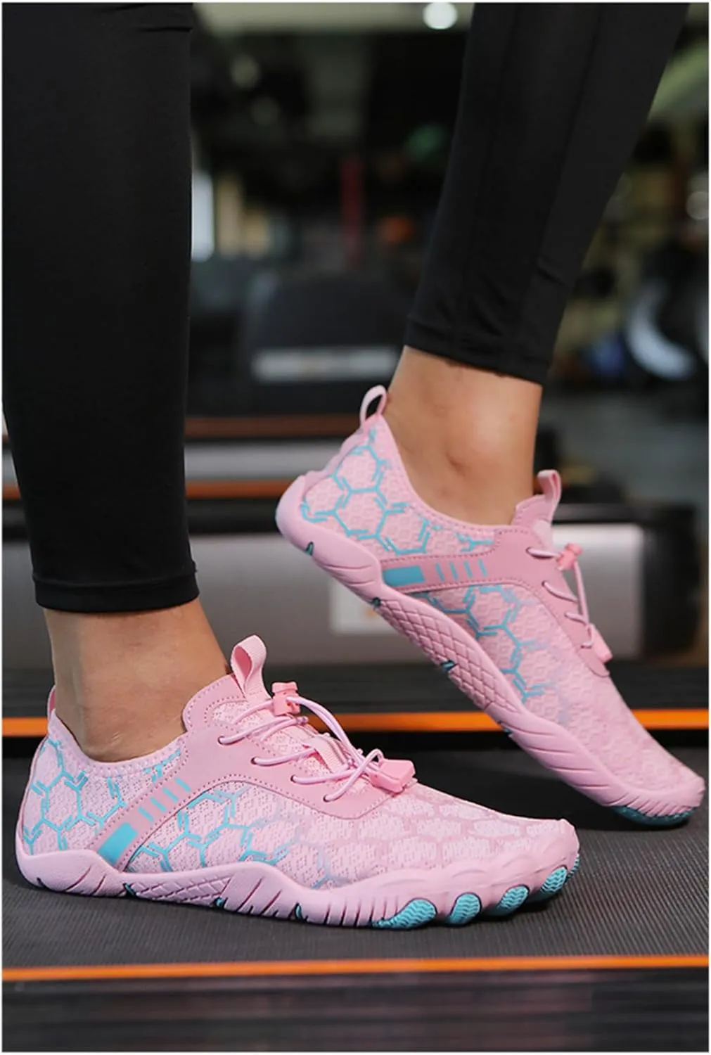 Mmoneyake Mens Womens Athletic Hiking Water Shoes Unisex Hike Barefoot Shoes Quick Drying Beach Aqua Shoes Travel Trekking Walking Climbing Sneakers Lightweight Outdoor Footwear