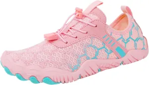 Mmoneyake Mens Womens Athletic Hiking Water Shoes Unisex Hike Barefoot Shoes Quick Drying Beach Aqua Shoes Travel Trekking Walking Climbing Sneakers Lightweight Outdoor Footwear