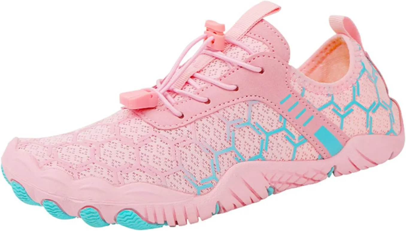 Mmoneyake Mens Womens Athletic Hiking Water Shoes Unisex Hike Barefoot Shoes Quick Drying Beach Aqua Shoes Travel Trekking Walking Climbing Sneakers Lightweight Outdoor Footwear