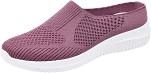 Mules for Women 2025 Comfortable Mesh Air Cushion Mule Sneakers Orthopedic Closed Toe Slip on Walking Shoes
