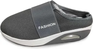 Mules for Women 2025 Slip on Mesh Backless Mule Sneakers Air Cushion Orthopedic Walking Shoes with Arch Support