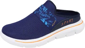 Mules for Women 2025 Slip on Mesh Mule Shoes Sneakers Summer Breathable Closed Toe Walking Shoes with Arch Support
