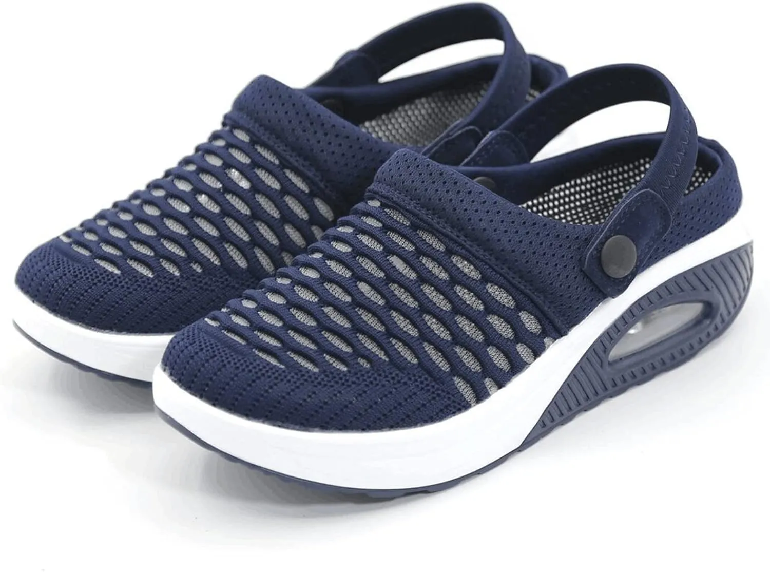 Mules for Women Breathable Mesh Walking Mules Outdoor Hiking Slip On Sandals Sports Water Shoes Fashion Sneakers Slippers Classic Clogs for Women Men Open Back Slip On Shoes Closed Toe Slides