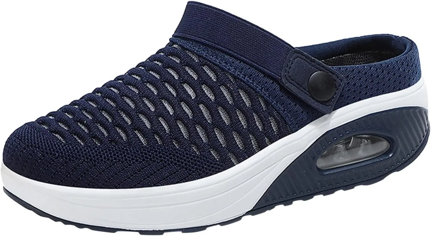 Mules for Women Breathable Mesh Walking Mules Outdoor Hiking Slip On Sandals Sports Water Shoes Fashion Sneakers Slippers Classic Clogs for Women Men Open Back Slip On Shoes Closed Toe Slides
