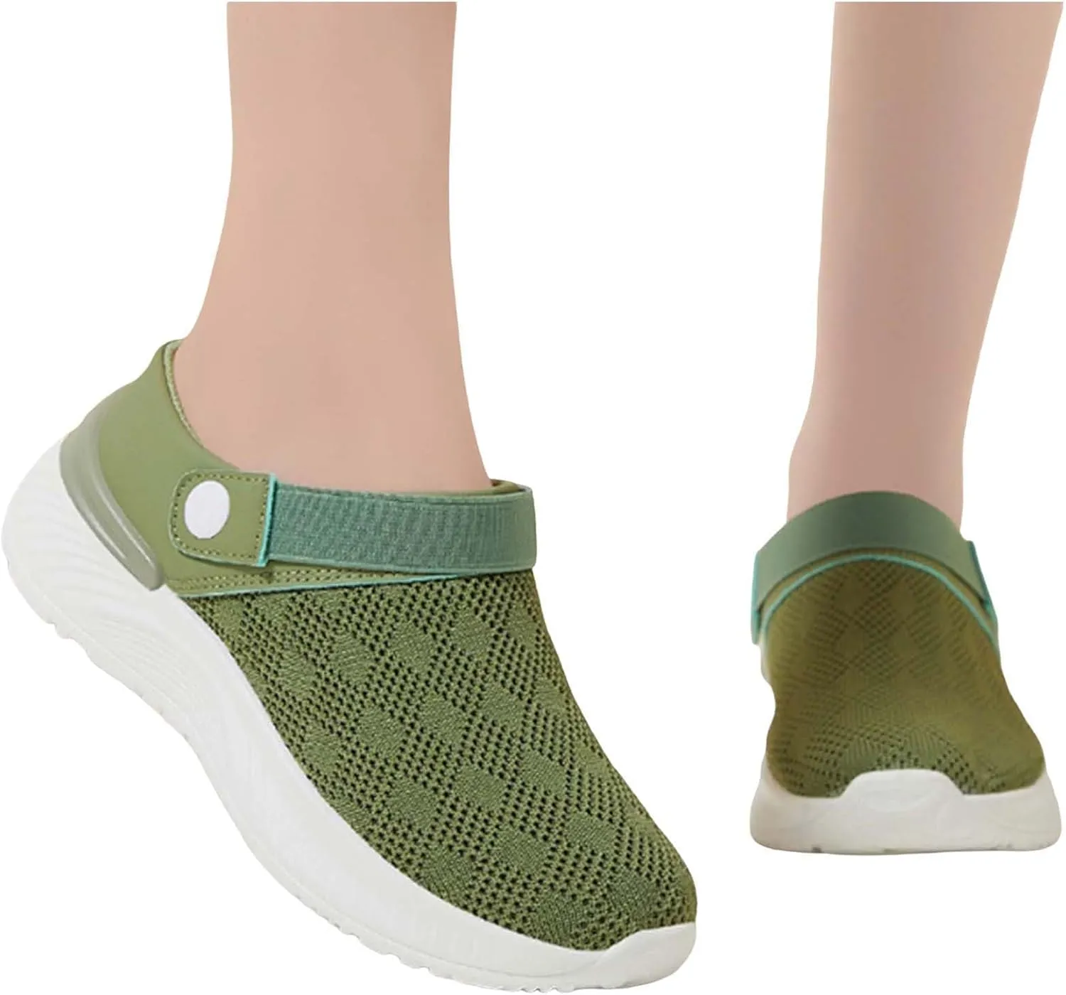 Mules for Women Outdoor Hiking Slip On Sandals Sports Water Shoes Fashion Slippers Classic Clogs for Women Breathable Mesh Walking Mules Sneakers Open Back Slip On Shoes Orthopedic Diabetic Shoe