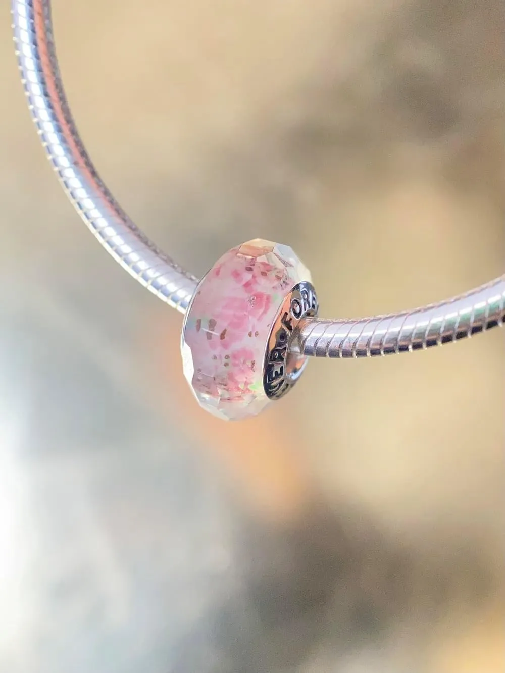 Murano Glass Charms for Pandora Bracelets Authentic 925 Sterling Silver Charms for Bracelets Glass Charms fit Pandora Style Bracelet for Women