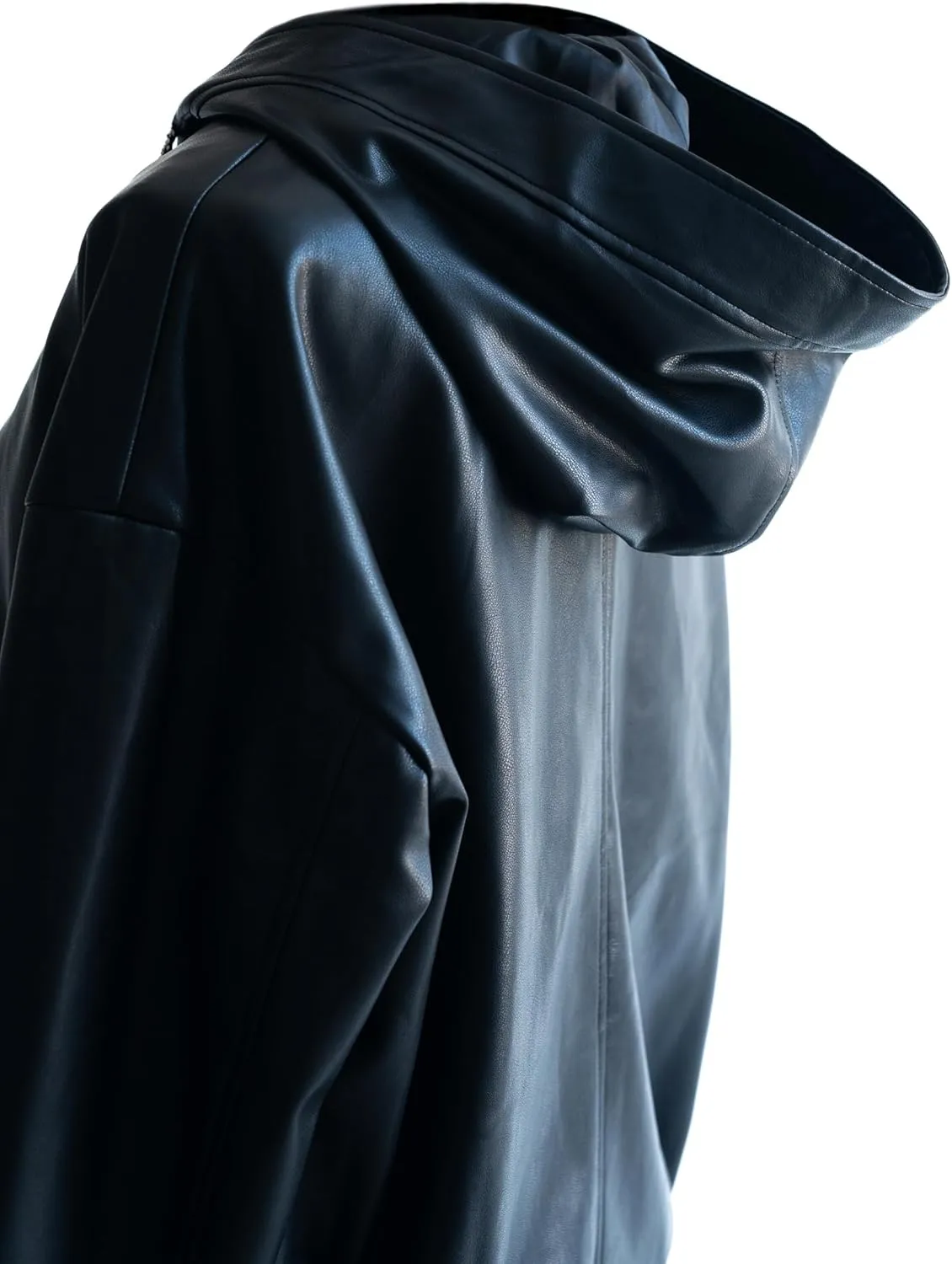 Oversized Hooded Faux Leather Jacket Women | Leather Jackets for Women 2025 |Trendy Fall Jackets