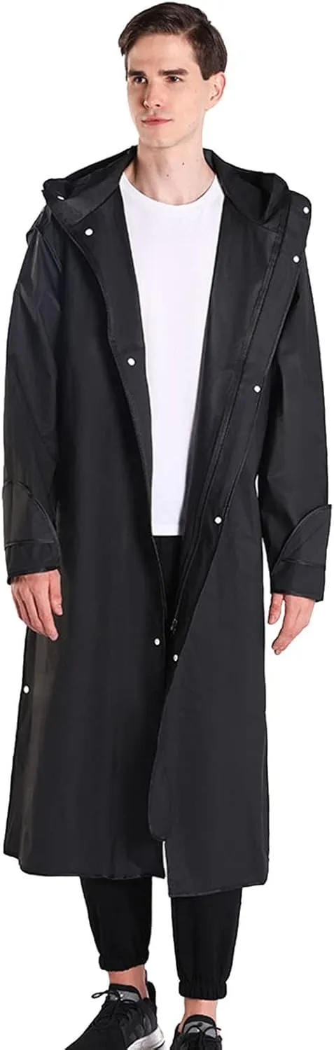 peqiut Mens Jacket Fashion Long Sleeve Mens Winter Jackets Casual Thickened Insulated Windbreaker Long Coats with Pockets