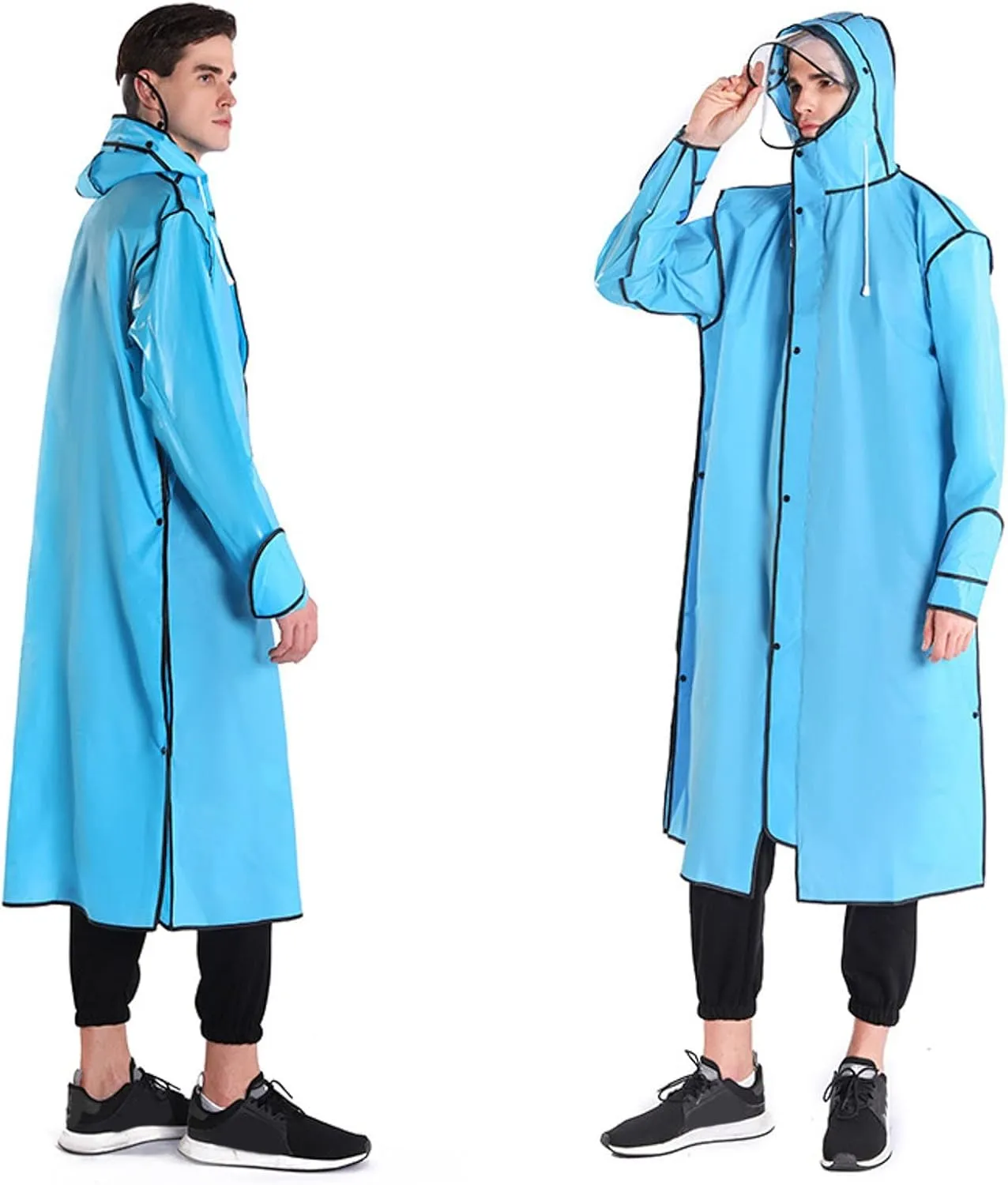 peqiut Mens Jacket Fashion Long Sleeve Mens Winter Jackets Casual Thickened Insulated Windbreaker Long Coats with Pockets