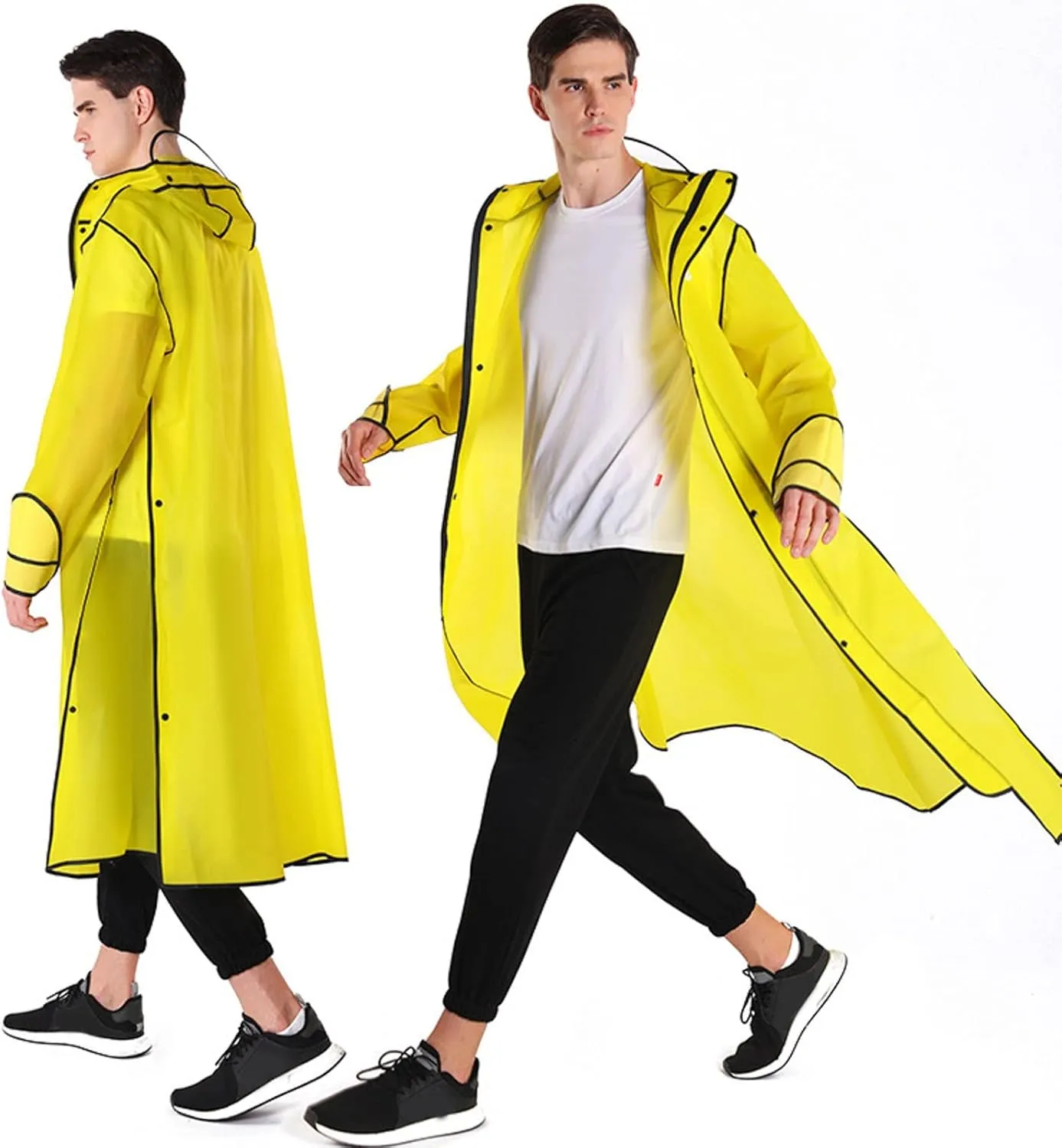peqiut Mens Jacket Fashion Long Sleeve Mens Winter Jackets Casual Thickened Insulated Windbreaker Long Coats with Pockets