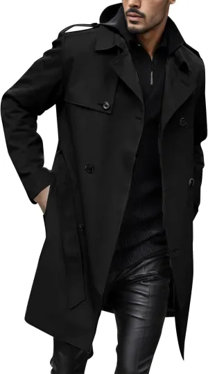 peqiut Mens Jacket Fashion Zipper Long Sleeve Mens Winter Jackets Casual Solid Color Windbreaker Coats with Pockets