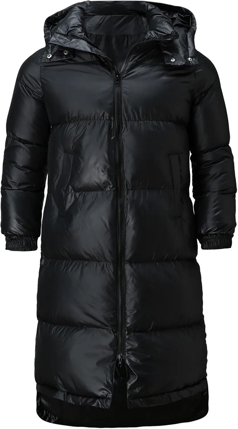 peqiut Winter Jacket For Men Zipper Cotton Padded Warm Fall Winter Coats Large Size Football Jacket Comfort