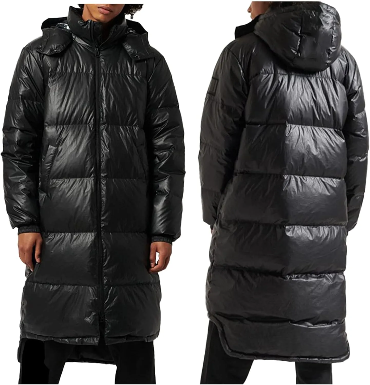 peqiut Winter Jacket For Men Zipper Cotton Padded Warm Fall Winter Coats Large Size Football Jacket Comfort