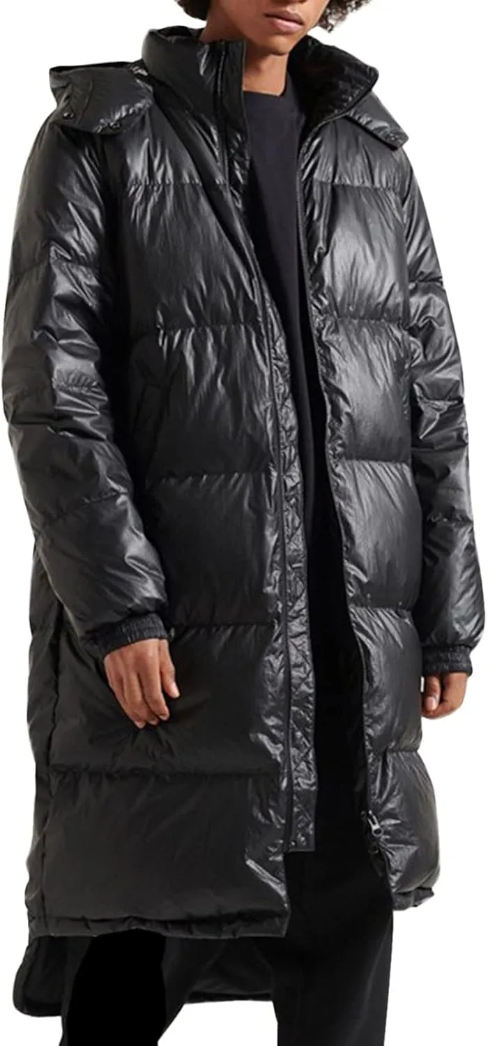 peqiut Winter Jacket For Men Zipper Cotton Padded Warm Fall Winter Coats Large Size Football Jacket Comfort