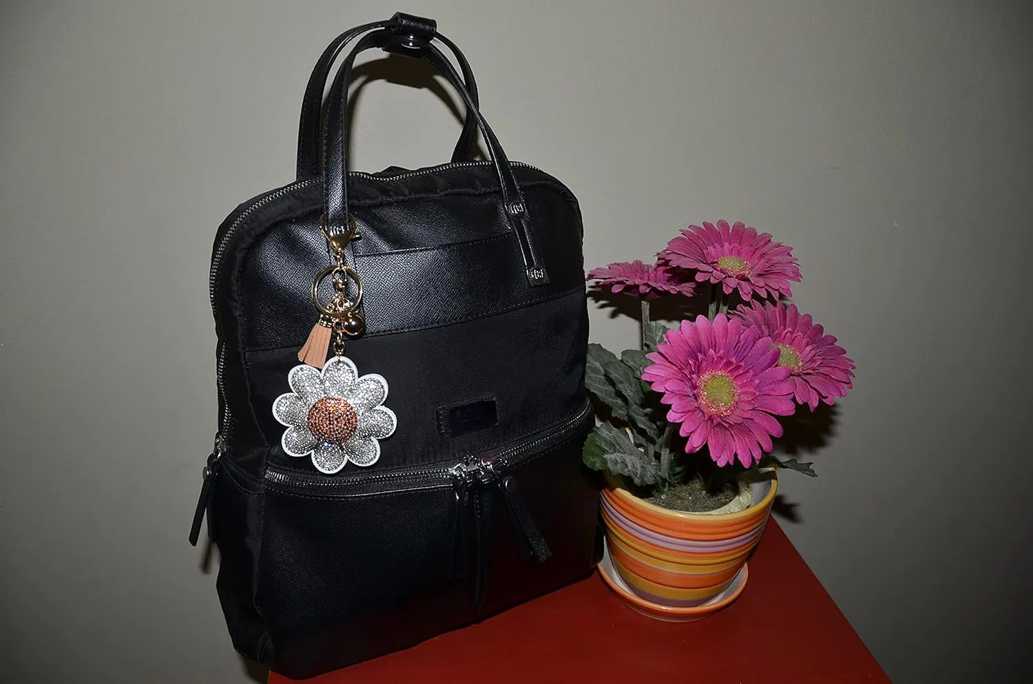 Popfizzy Rhinestone Accessories for Women - Bling Keychain Charms, Cute Purse Charms for Handbags