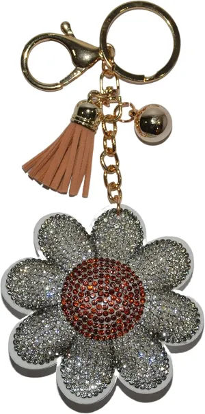 Popfizzy Rhinestone Accessories for Women - Bling Keychain Charms, Cute Purse Charms for Handbags