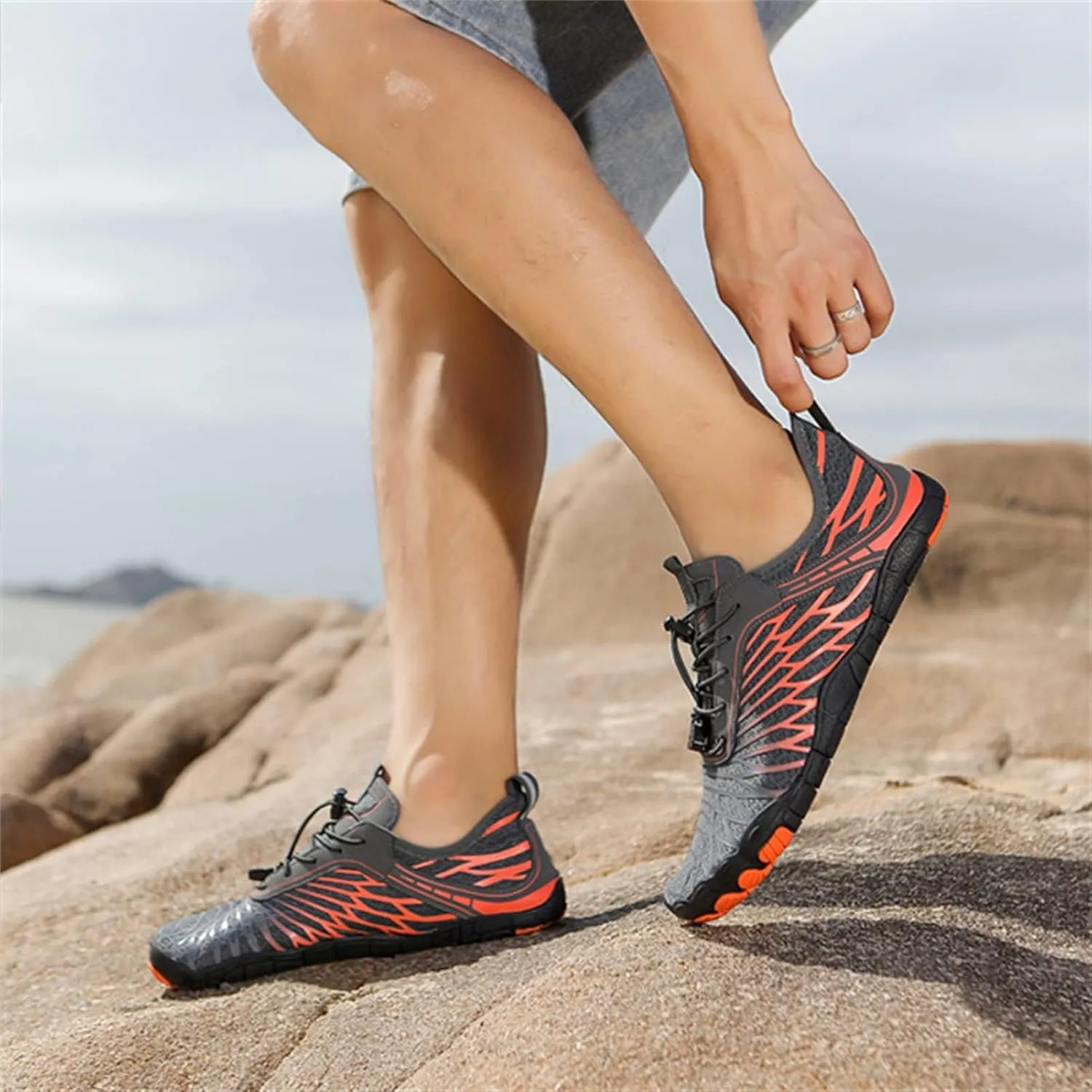 Pro Barefoot Shoes for Women Hike Barefoot Footwear Barefoot Unisex Wide Toe Box Healthy & Non-Slip Barefoot Outdoor Shoes Trail Running Sneakers Gym Training Shoe