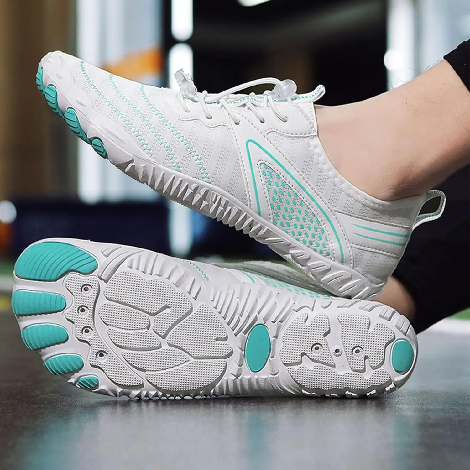 Pro Hike Barefoot Shoes Women Mens Footwear Barefoot Womens Wide Toe Box Quick Dry Beach Pool Swim Surf Hiking Shoes Healthy & Non-Slip Trail Running Shoes