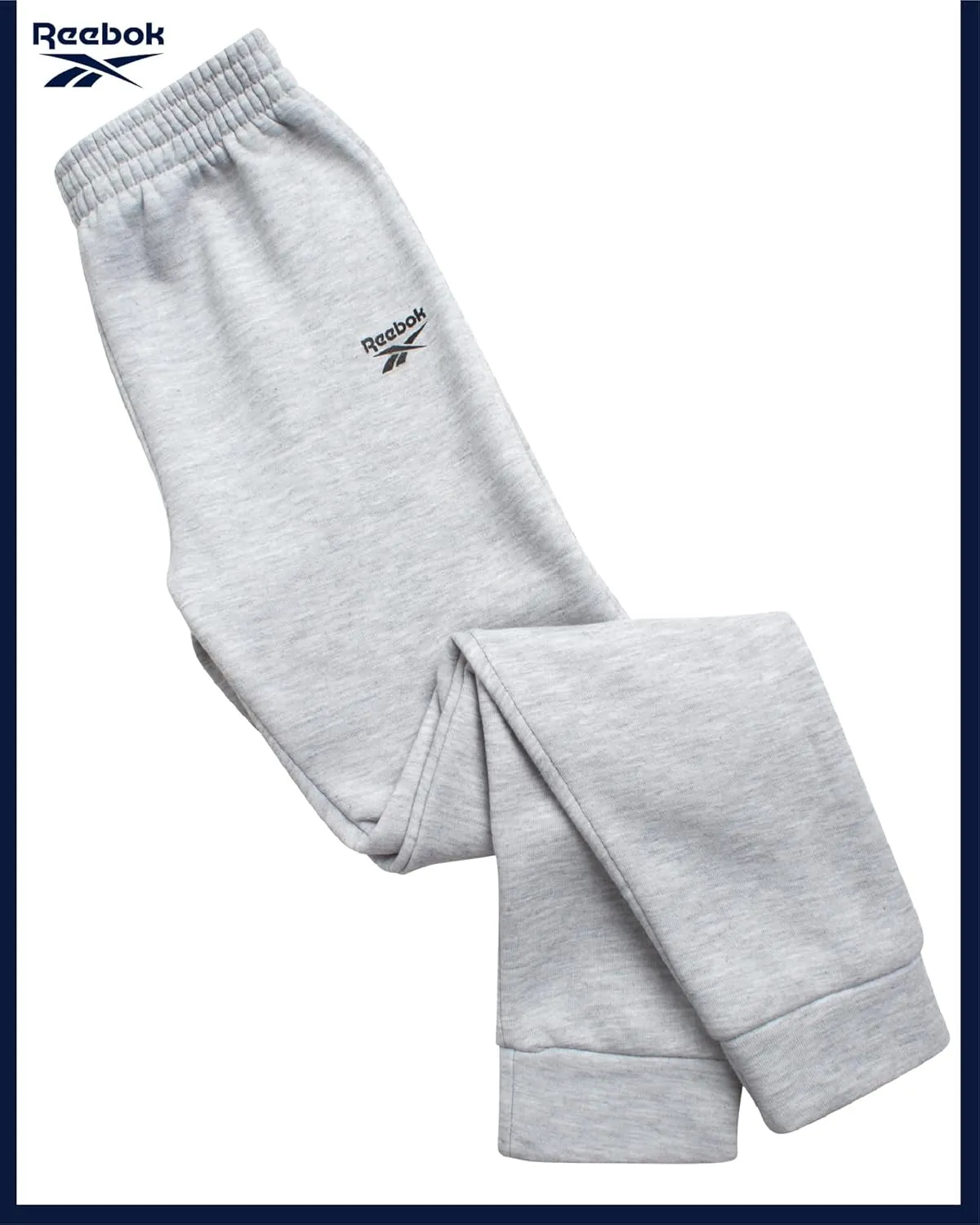 Reebok Boys' Sweatsuit Set - 3 Piece Pullover Hoodie Sweatshirt, Jogger Sweatpants, and T-Shirt - Activewear Pants Set (8-14)