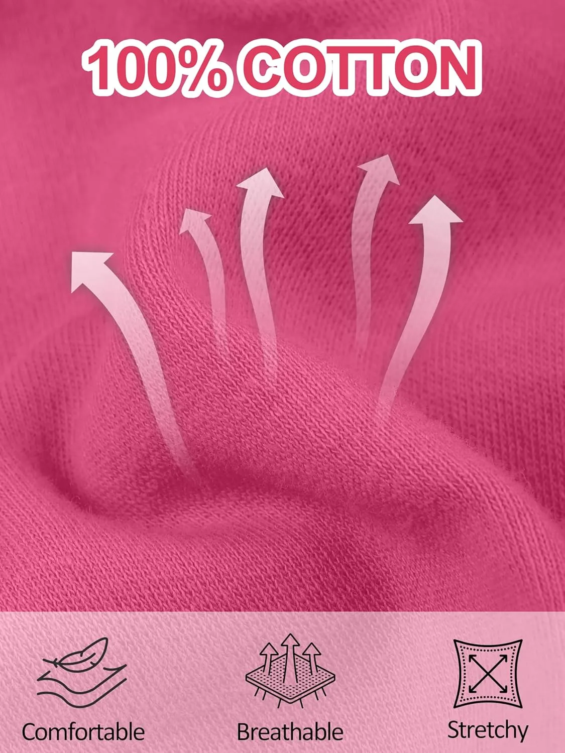 Resinta 6 Pack Girls Cotton Bike Shorts Summer Dance Running Shorts Athletic Cartwheel Shorts Safety Shorts for Under Dresses