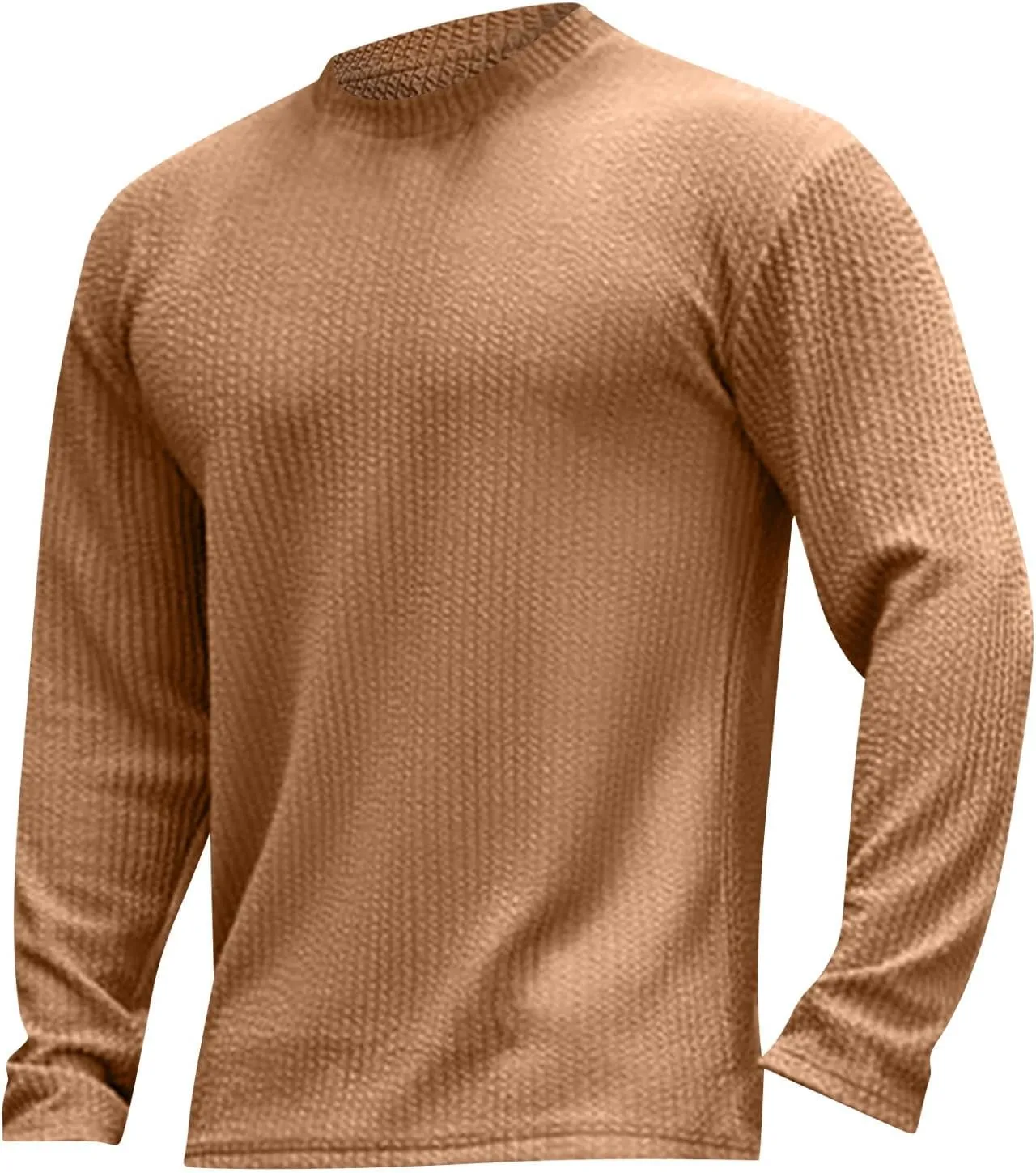 RTRDE Men's Big & Tall Sweaters Sweaters Pullover Slim Fit Comfortable Knitted Long Sleeve Casual Dress Sweater, M-3XL