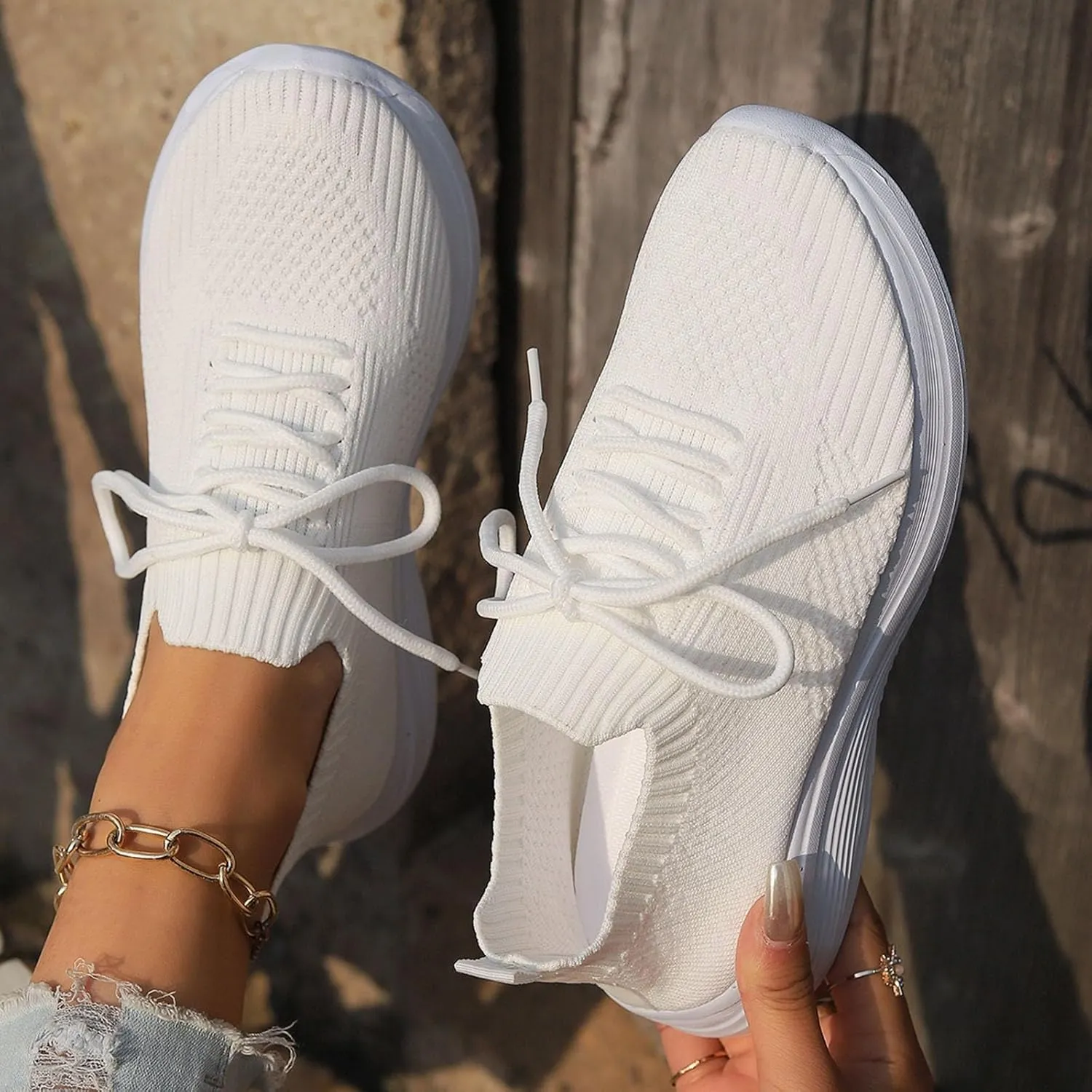 Running Shoes Women Walking Shoes Lightweight Tennis Shoes Non Slip Shoes Casual Breathable Sneakers for Workout Sports