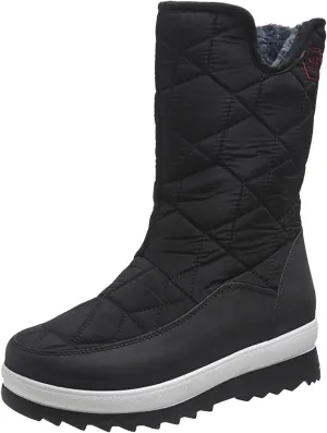 SBGMoSJ Waterproof Winter Boots Women Zipper Womens Winter Boots Waterproof Zipper Fuzzy Knee High Winter Boots for Women Women's Winter Boots Winter Dress Boot for Women 2023