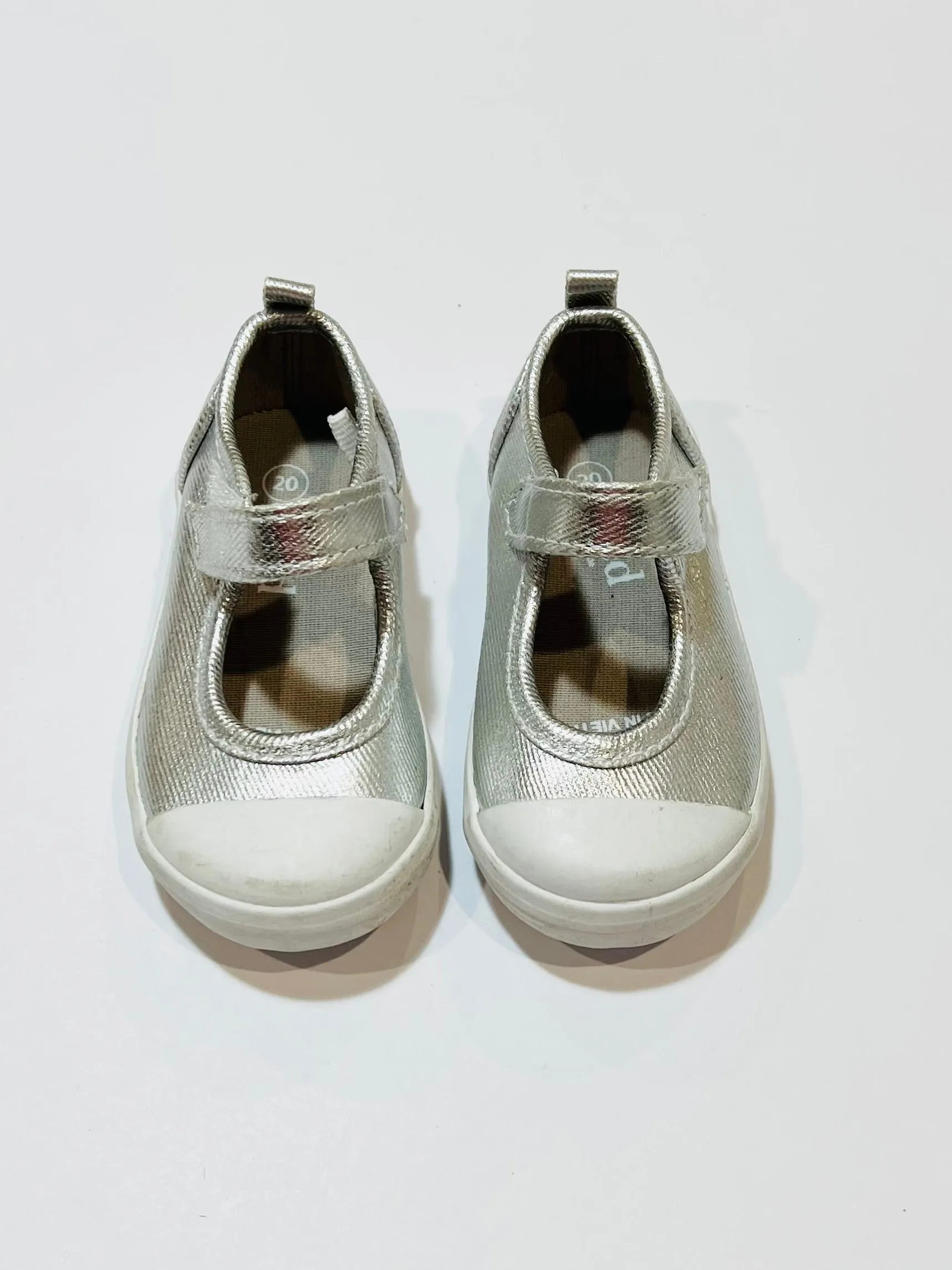 Silver Mary-Janes - Size EU20