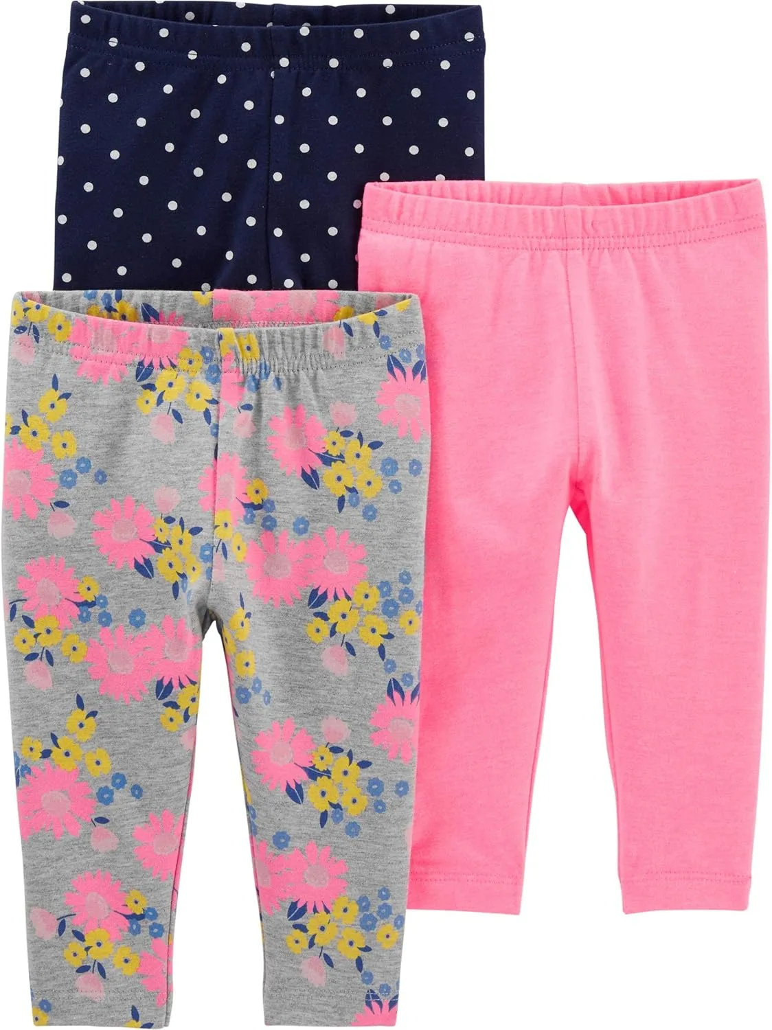 Simple Joys by Carter's Girls' 3-Pack Leggings