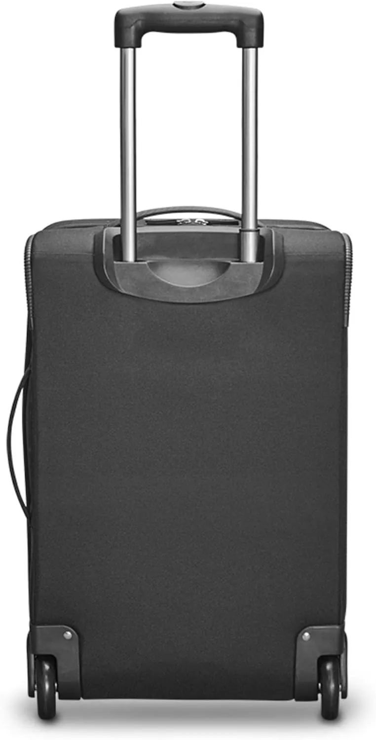 Solo New York Re:treat Carry-On 22" 2-Wheel Upright, Made from Recycled Materials, Black