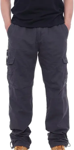 Straight Fit Cargo Pants for Men Cotton Active Wear Pants Durable Tactical Pants Casual Loose Pants Hiking Pants
