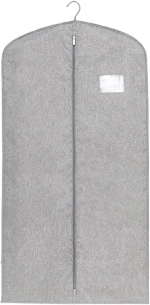 Suit Bags, Thickened Oxford Cloth Material, Hanging Garment Bag with Transparent Window, for Dresses, Coats, Shirts, Sweaters(Gray,58x130cm/23x51in)