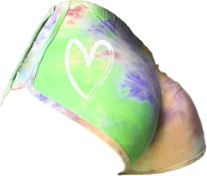 Summer Women's Workout Shorts Tie Dye Colorful Pattern Athletic Shorts Women Dolphin Shorts Yoga Pants
