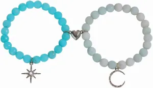 Sun and Moon Friendship Bracelets Matching Bracelets for Couples Cute Handmade Beaded BFF Bracelets for 2 Bracelets Fashion Charm Womens Bracelets Jewelry Gifts
