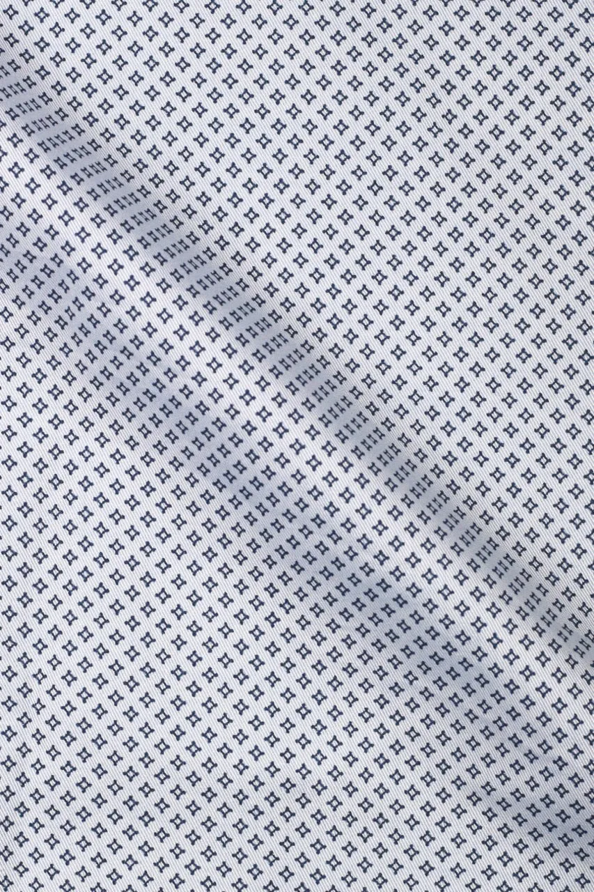 Texas Star Blue Printed Shirt
