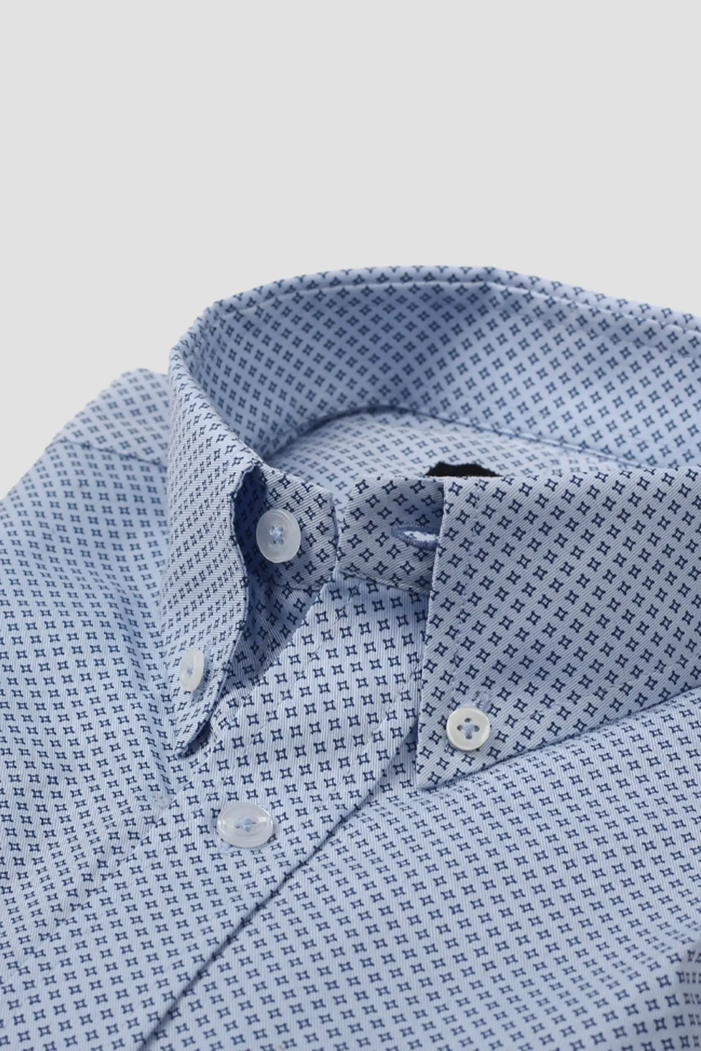 Texas Star Blue Printed Shirt