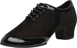 Toichi Women's Latin Dance Shoes Lace-up Ballroom Modern Salsa Rhythm Teaching Practice Professional Performance Dance Shoes